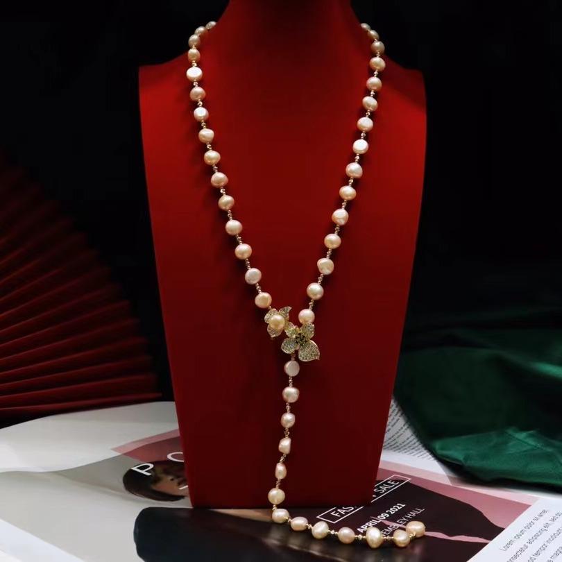 Number AB sweater pearl necklace Daily（according to your budget）
