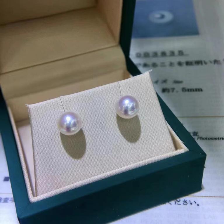 Number AU seawater earrings Weeding Daily Anniversary (157-216)