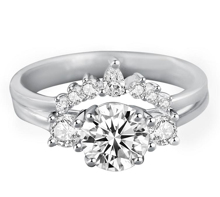 [Timeless]Number BG Moissanite Rings For Women Engagement Rings(01-72)