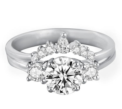 [Timeless]Number BG Moissanite Rings For Women Engagement Rings(01-72)