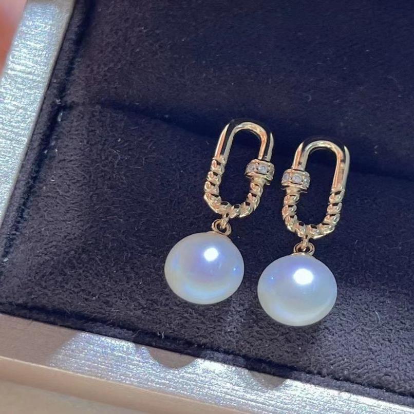 Number AS freshwater earrings Weeding Birthday Daily(79-106)