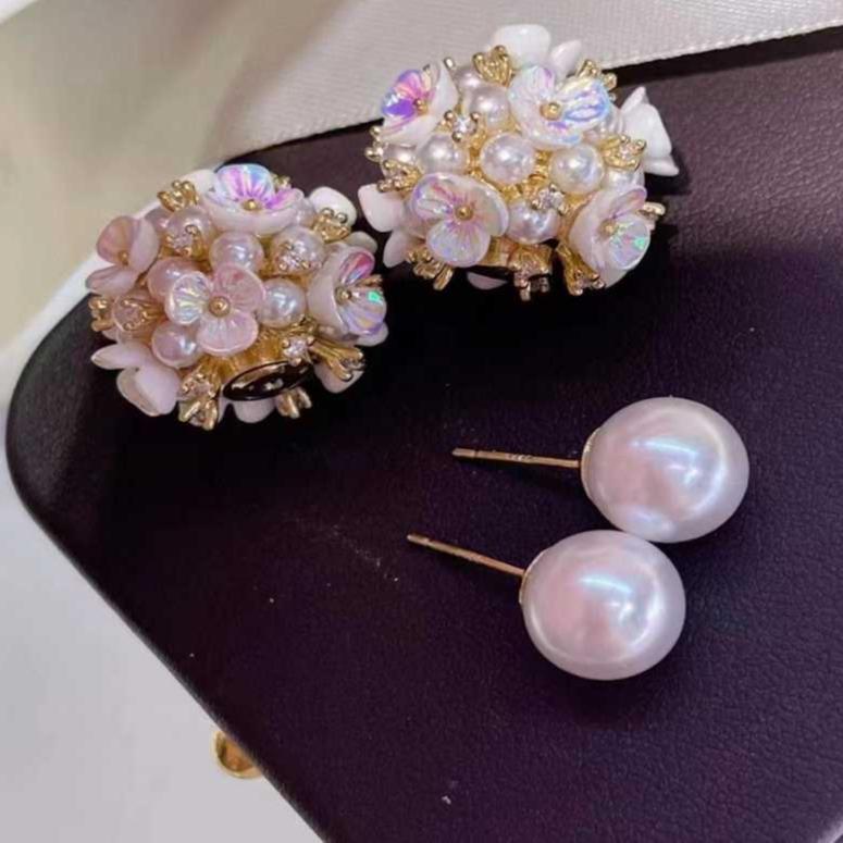 Number AT freshwater earrings Anniversary Birthday Daily(107-156)