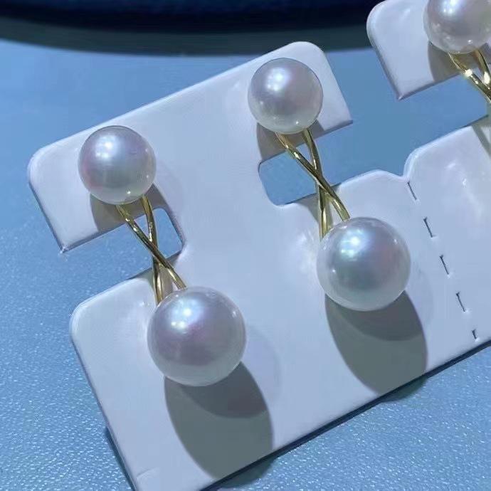 Number AT freshwater earrings Anniversary Birthday Daily(107-156)