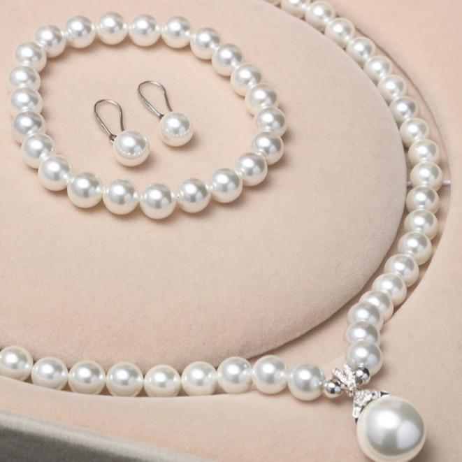 Pearl set Engagement Daily Wedding Auspicious