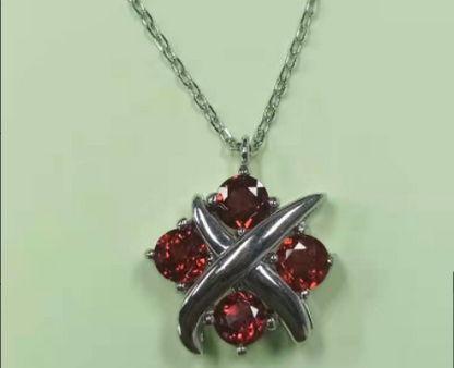Number BV jewelry bracelet earring necklace garnet topaz daily