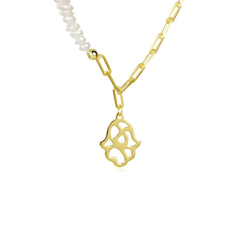 Number BS s925 pearl earring necklace Fashion Daily Birthday