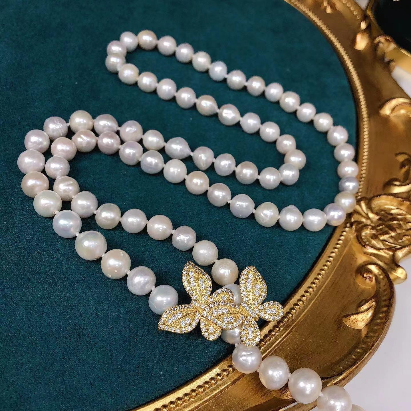 Number AA sweater pearl necklace Daily（according to your budget ）
