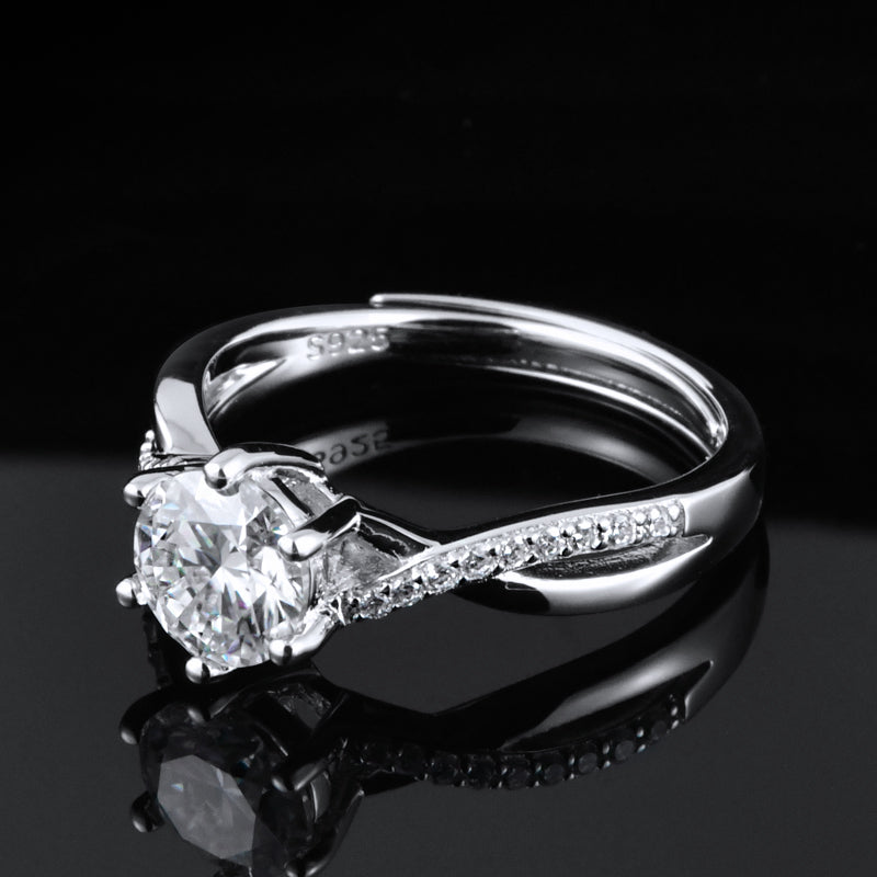 Moissinate 1Carat Ring Earring Necklace Daily Fashion 8-15usd