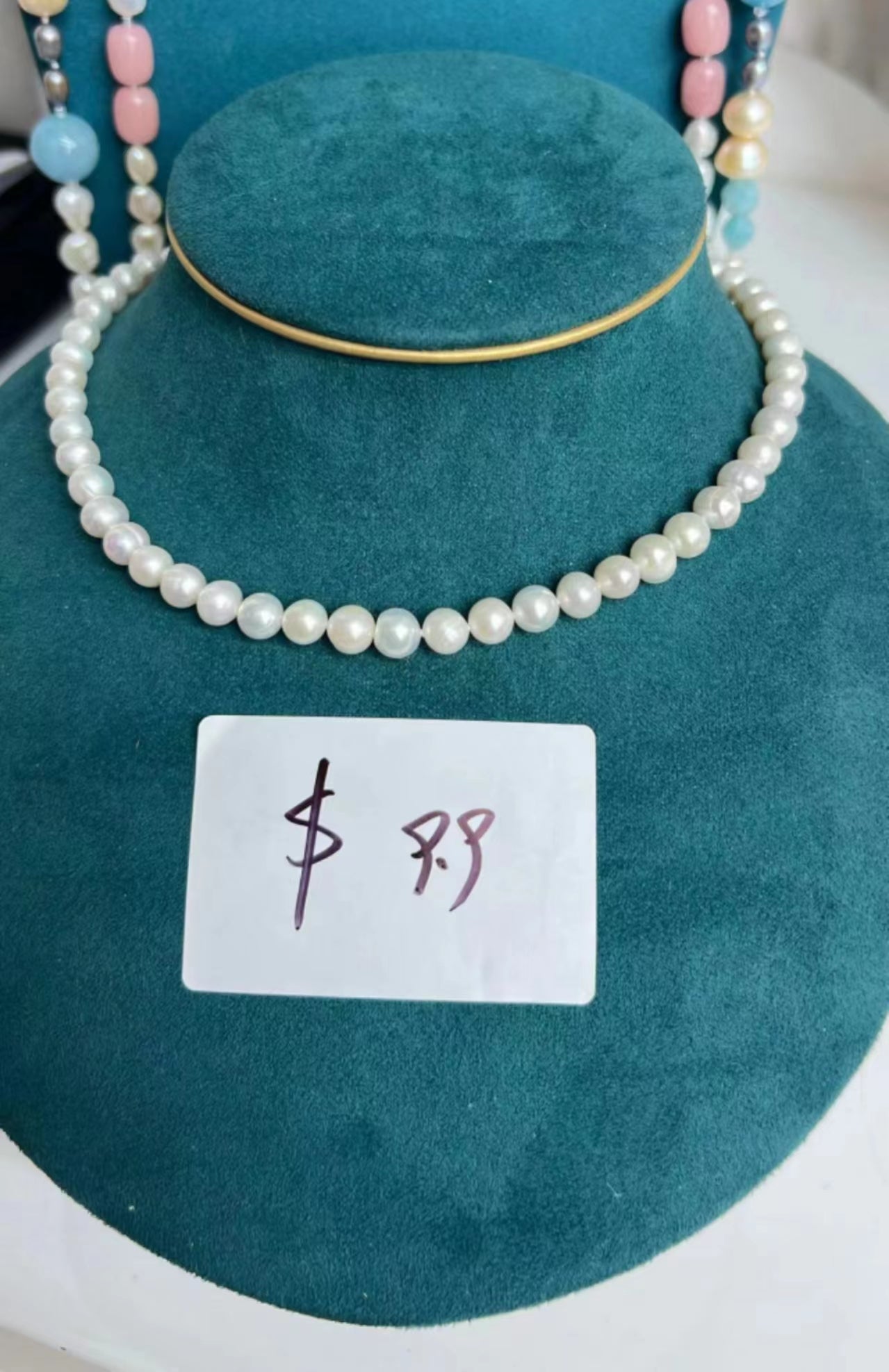6Number CK Pearl necklace A-J daily fashion
