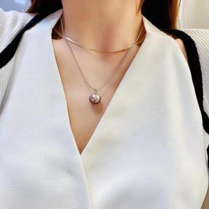 Number AY Pearl necklace Daily anniversary festival（314-374）