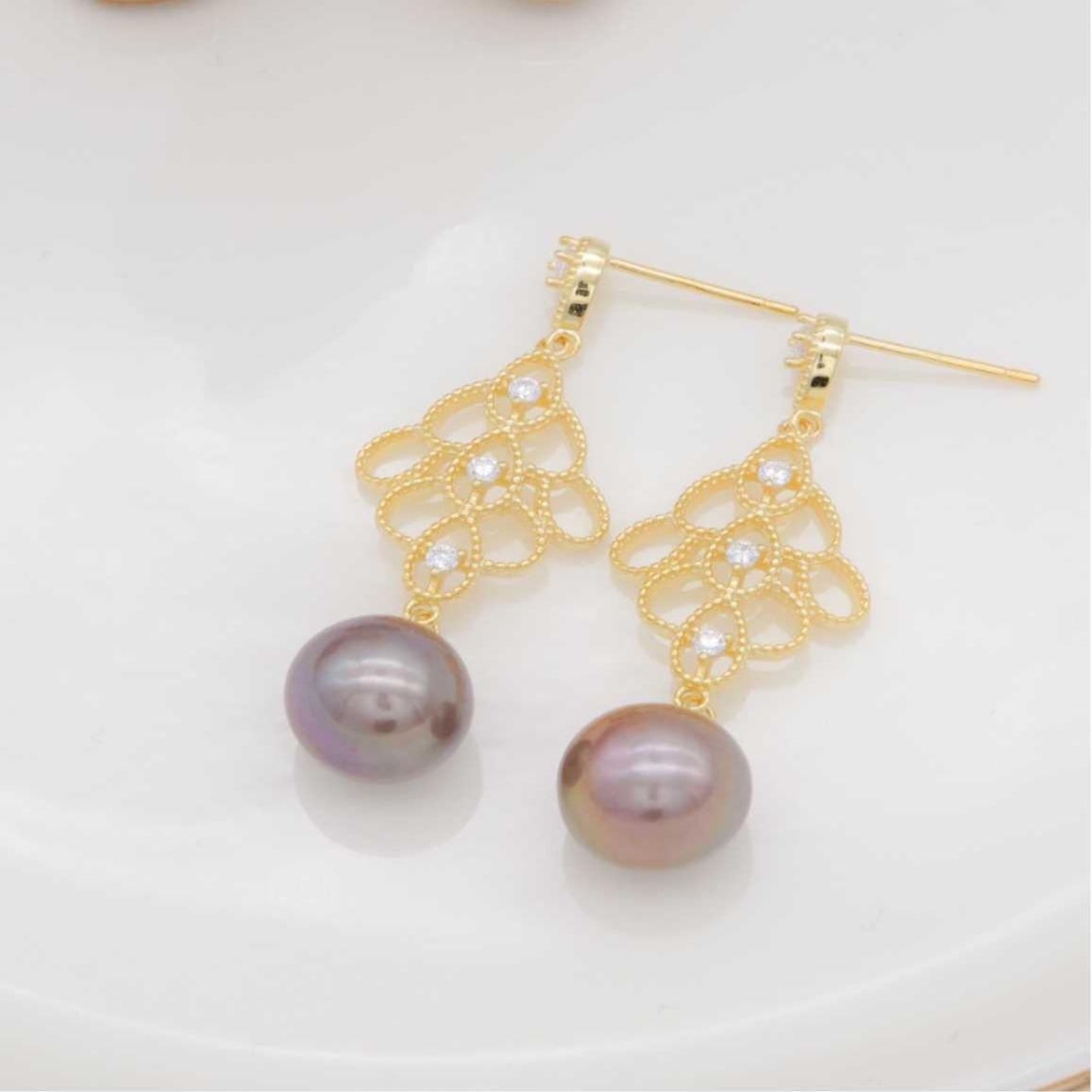 Number F freshwatepearls design S925