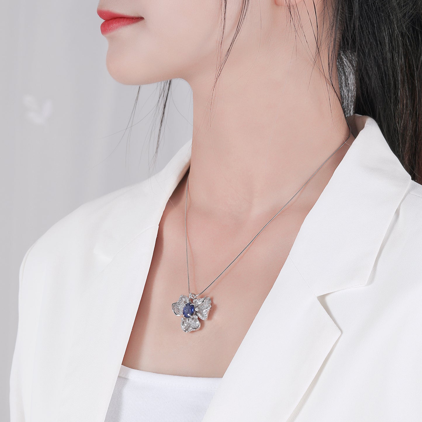 [Timeless]Number CJ 925 Sliver Cultivation Gemstone Daily Engagement Wedding