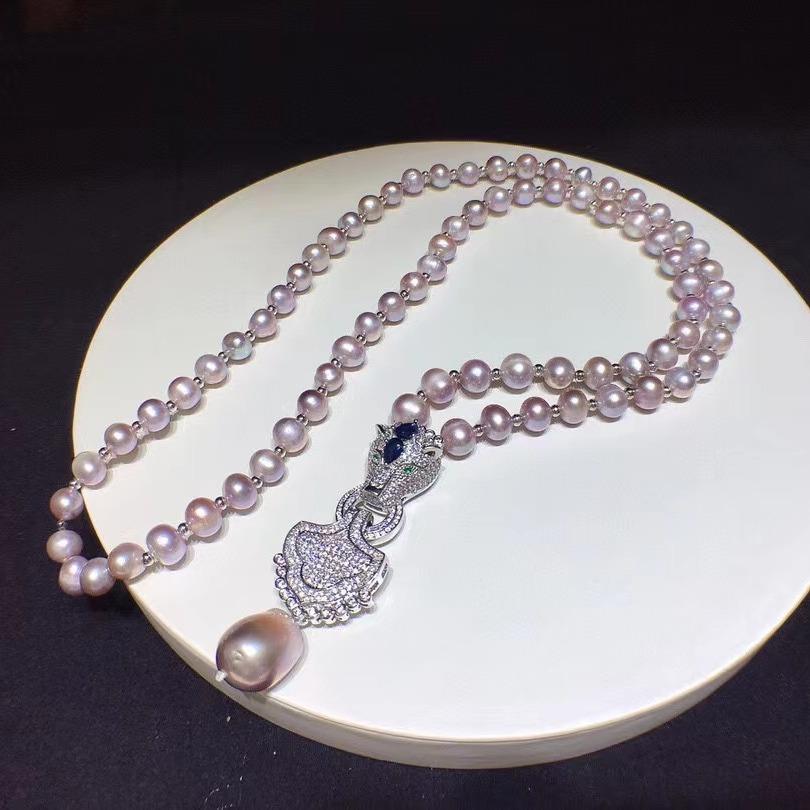 Number AB sweater pearl necklace Daily（according to your budget）