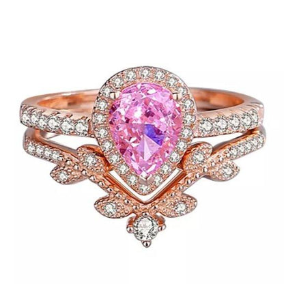 [Timeless]Number BJ Zircon Ring Necklace 925 Sterling Silver Engagement Wedding For Women (01-88)