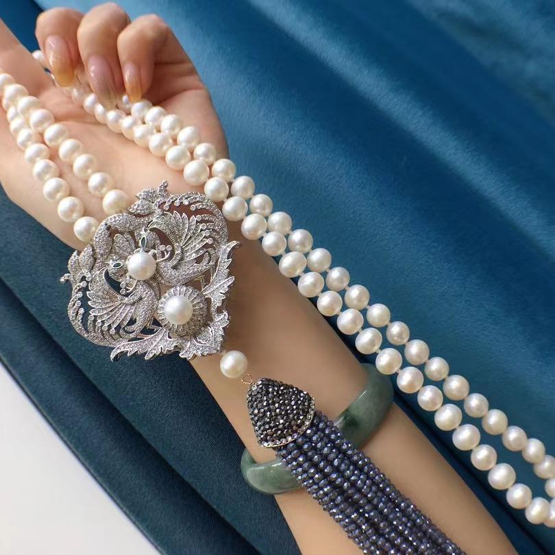 Number AB sweater pearl necklace Daily（according to your budget）