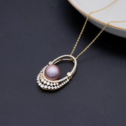 Number F freshwatepearls design S925