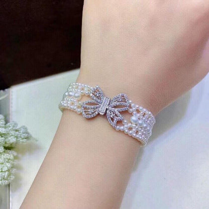 Number AW Pearl bracelet Daily anniversary for Christmas（228-265）