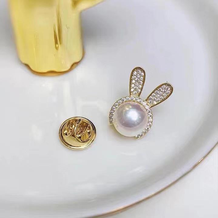 Number AX Pearl brooch Daily anniversary for Christmas（266-313）