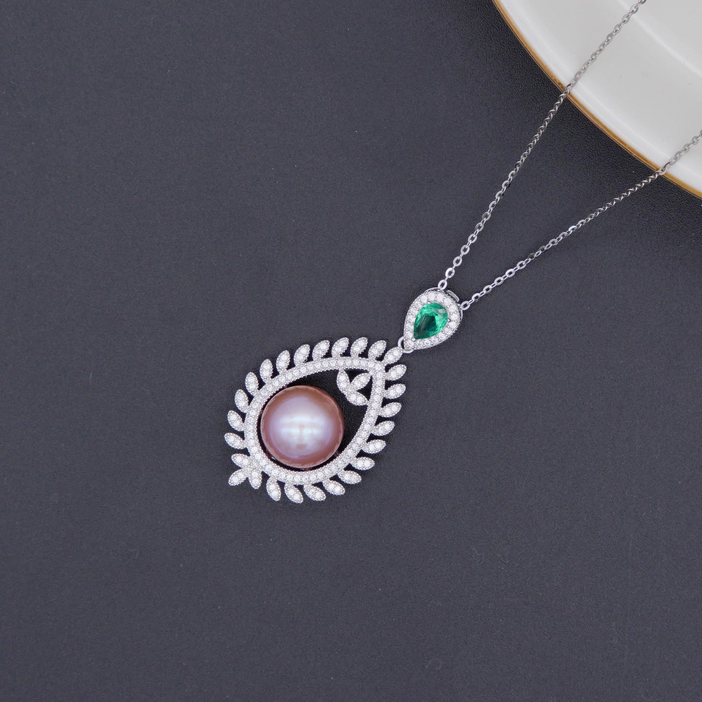 Number F freshwatepearls design S925