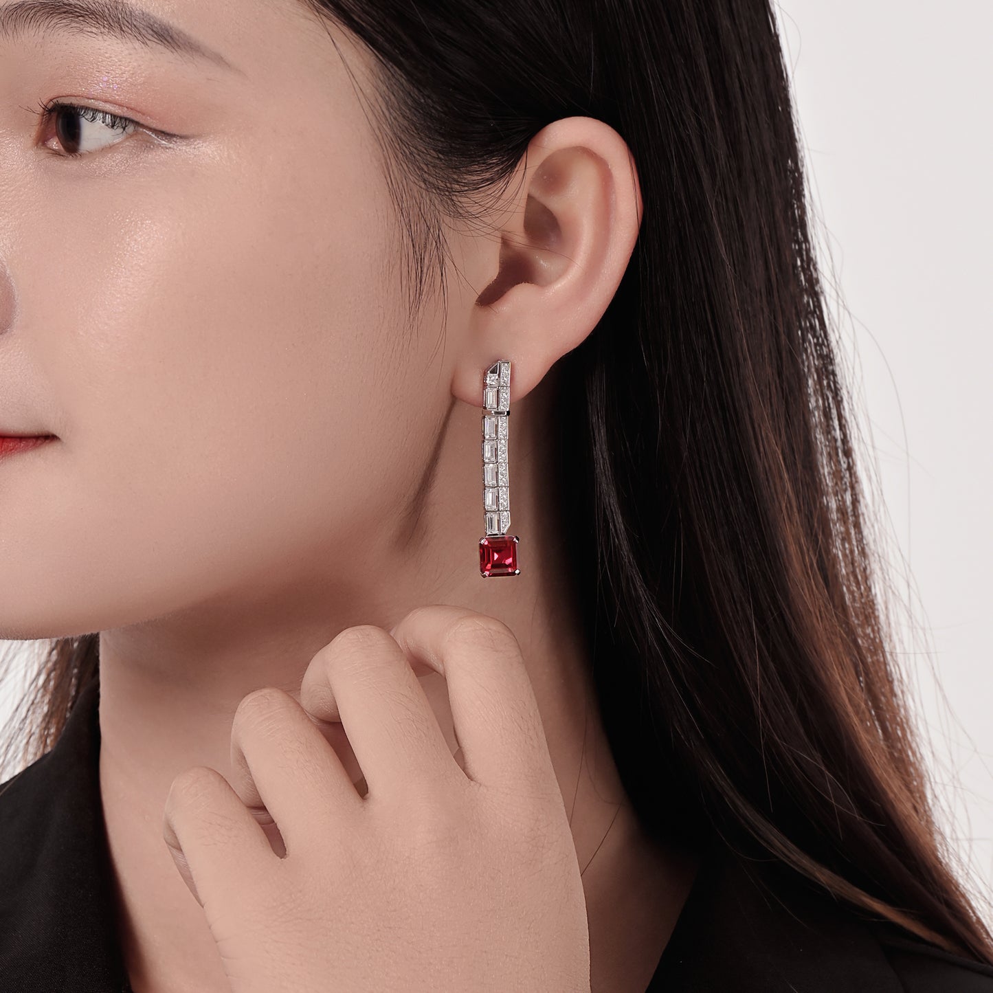 [Timeless]Number CJ 925 Sliver Cultivation Gemstone Daily Engagement Wedding