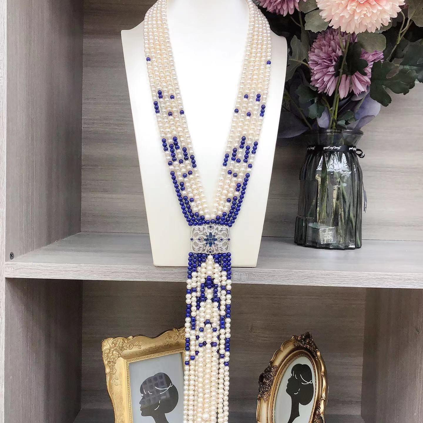 Number AA sweater pearl necklace Daily（according to your budget ）