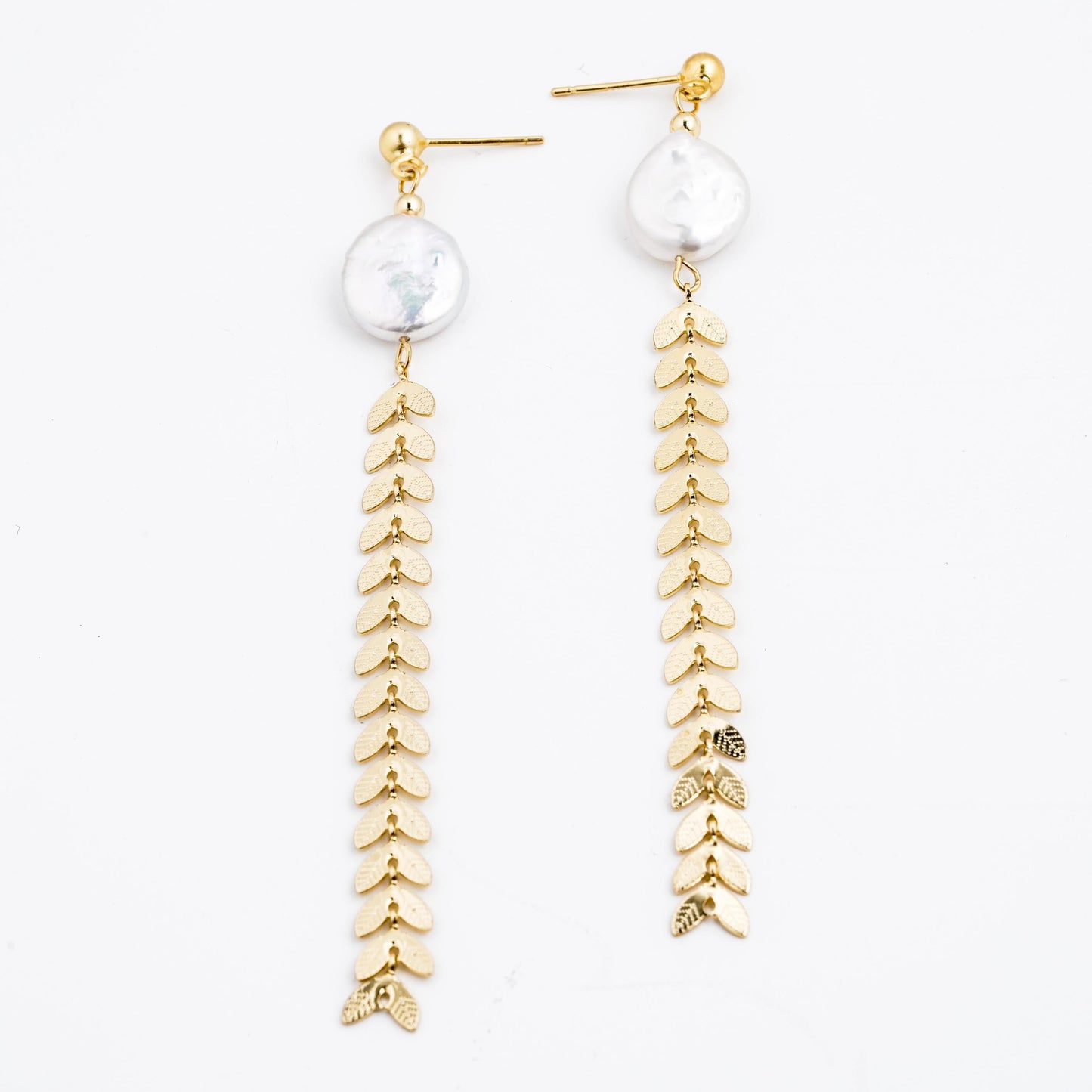 Number U Pearl Earring Elegant freshwater daily