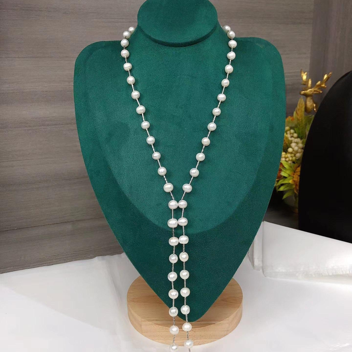 Number AA sweater pearl necklace Daily（according to your budget ）