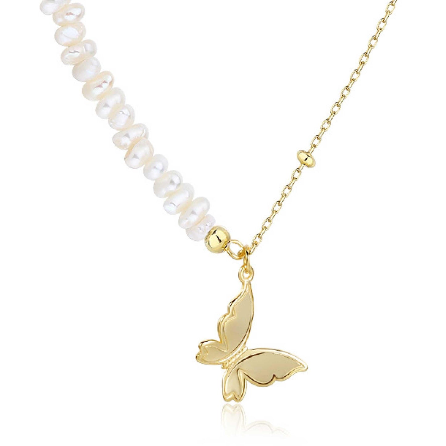 Number BS s925 pearl earring necklace Fashion Daily Birthday