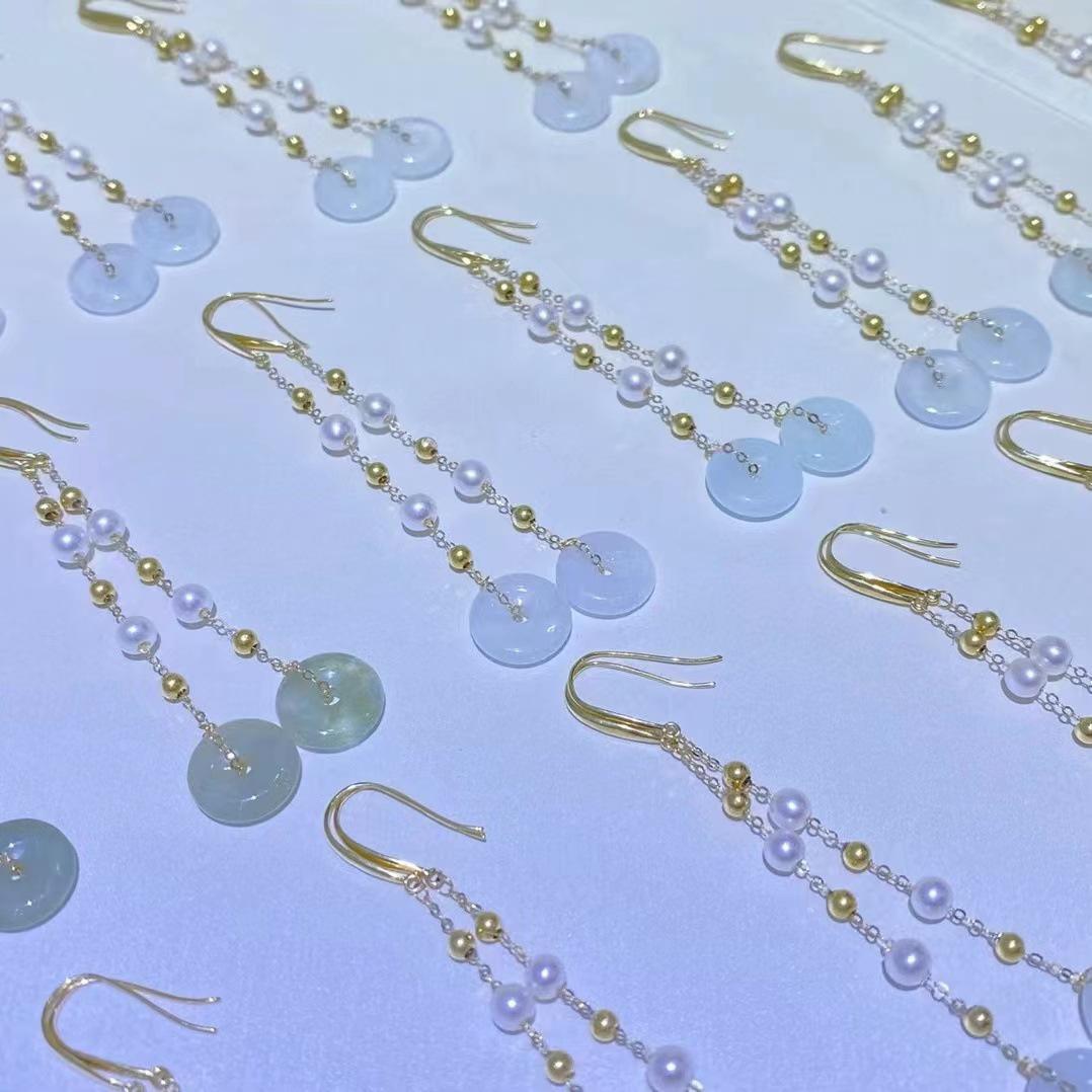 Number AS freshwater earrings Weeding Birthday Daily(79-106)