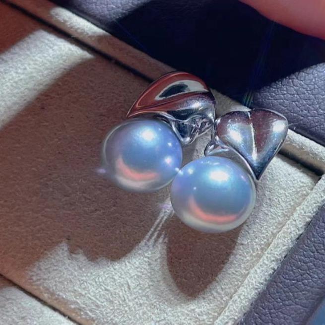 Number AU seawater earrings Weeding Daily Anniversary (157-216)
