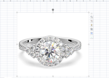 [Timeless]Number BG Moissanite Rings For Women Engagement Rings(01-72)