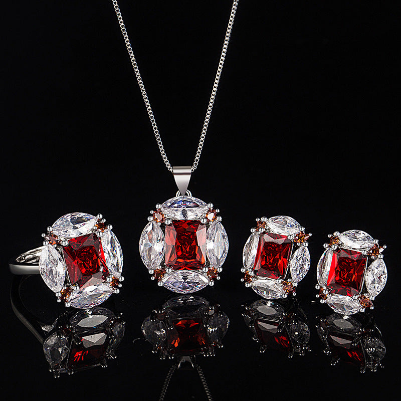[Timeless]Butterfly Zicon Ring Earring Necklace Daily
