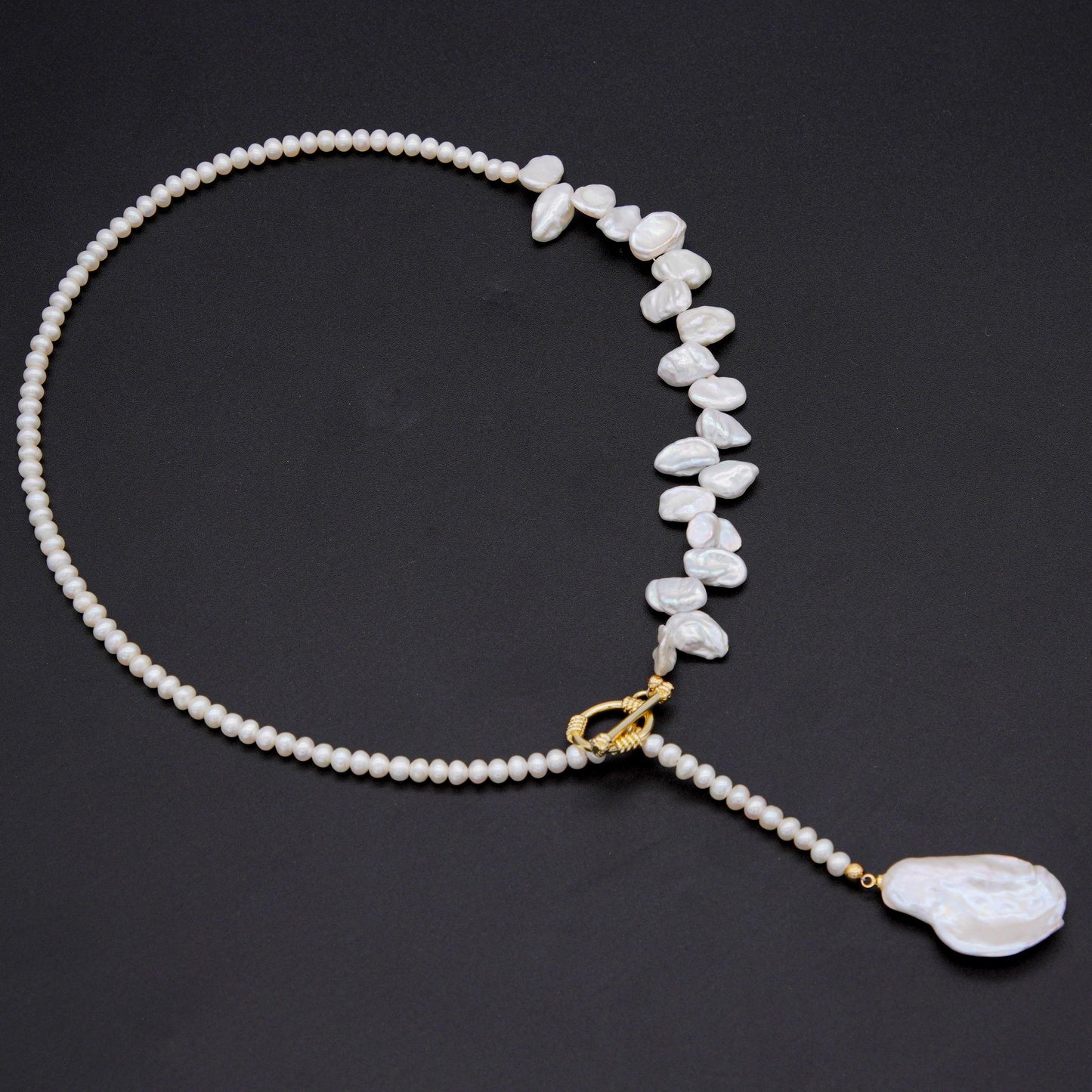 Number BW pearl bracelet earring necklace daily fashion accessory