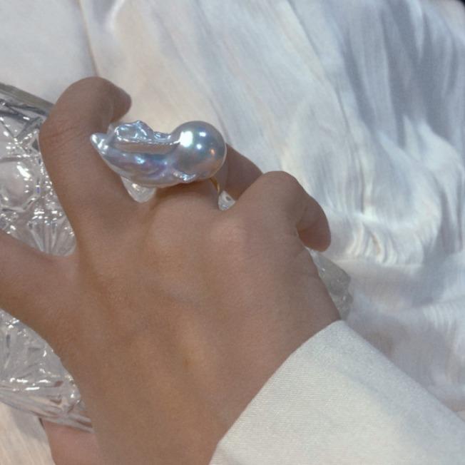 Pearl ring Daily Birthday Engagement
