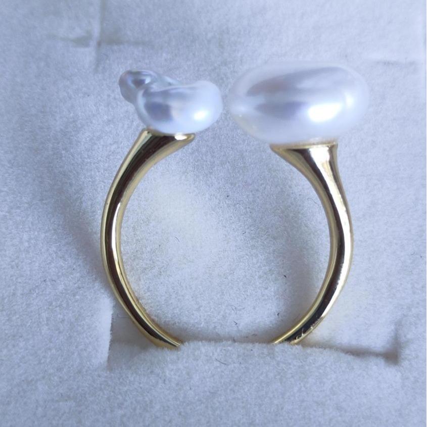 Number F freshwatepearls design S925