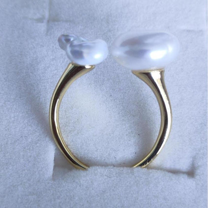 Number F freshwatepearls design S925