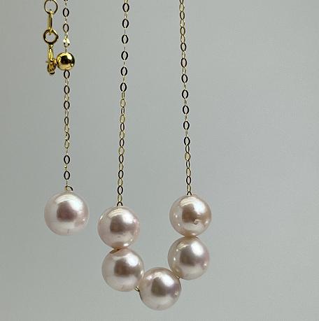 9Number CG Seawater pearl necklace bracelet earrings daily