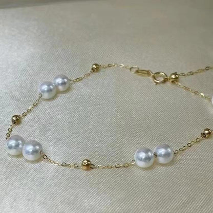 Number AW Pearl bracelet Daily anniversary for Christmas（228-265）