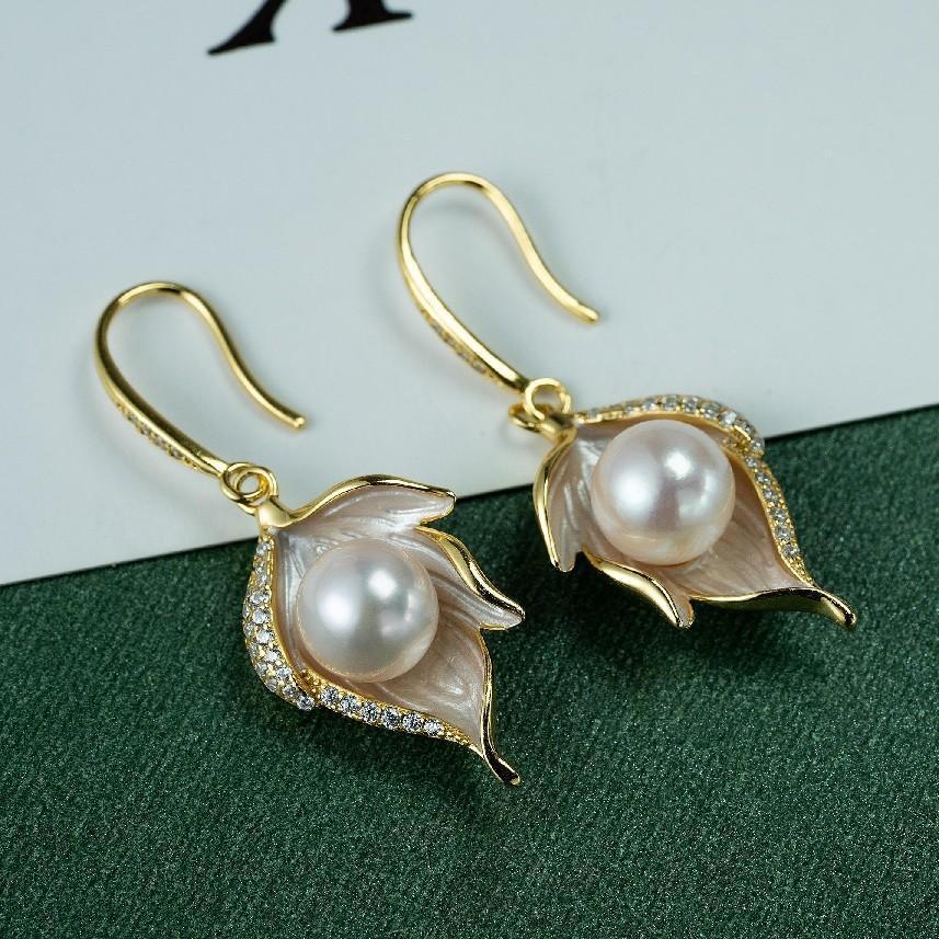 9Number CG Seawater pearl necklace bracelet earrings daily