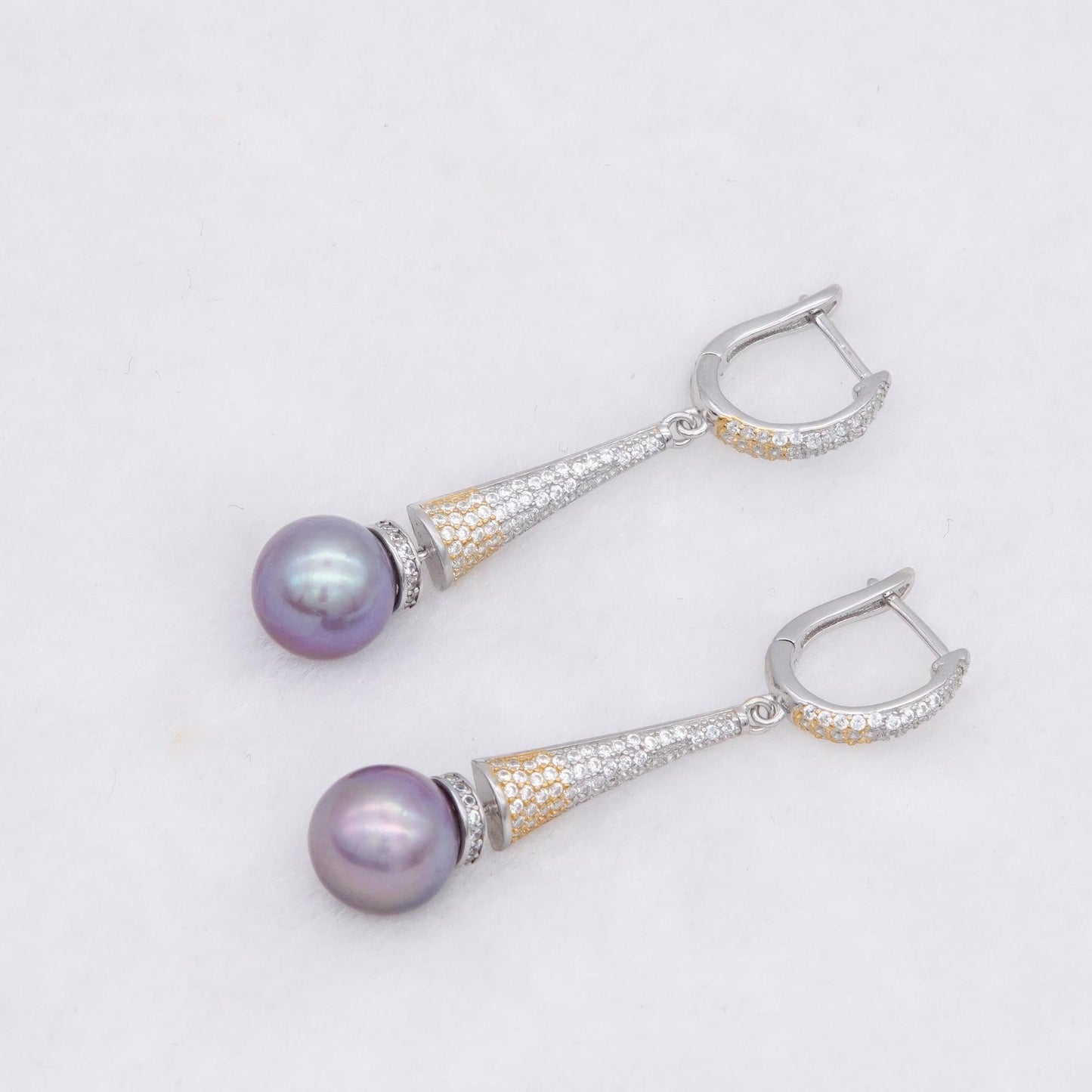 Number U Pearl Earring Elegant freshwater daily