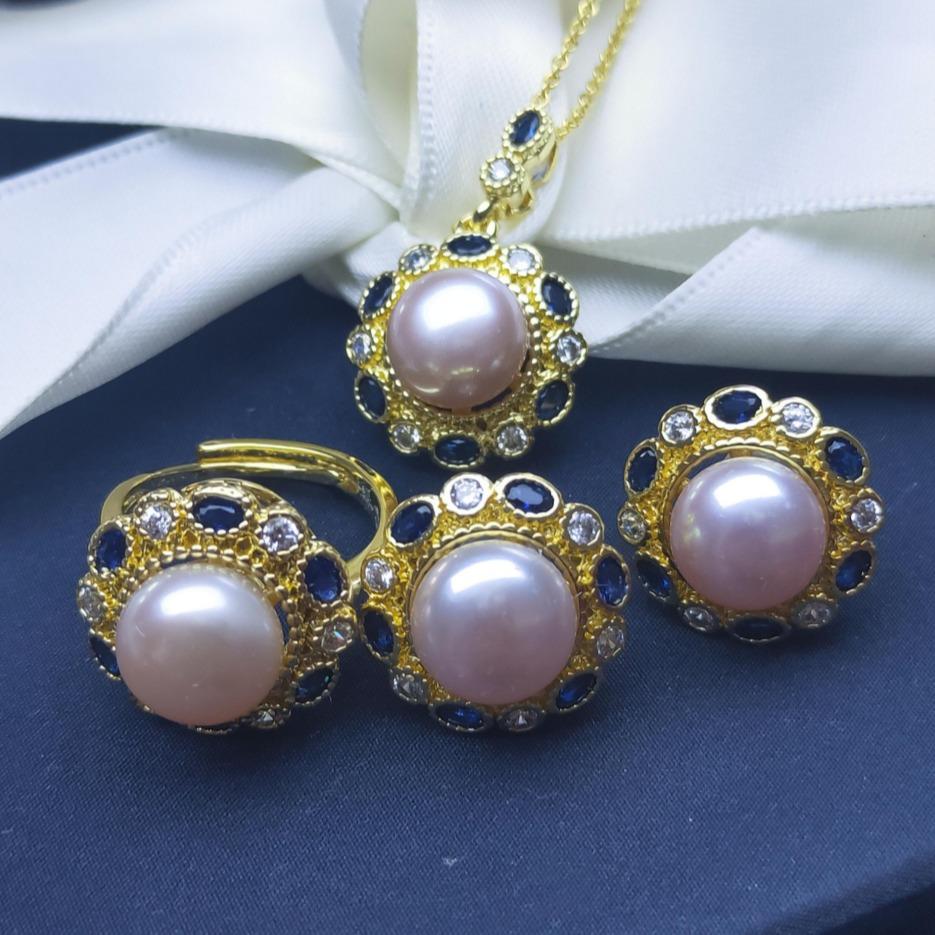 Pearl set Engagement Daily Wedding Auspicious