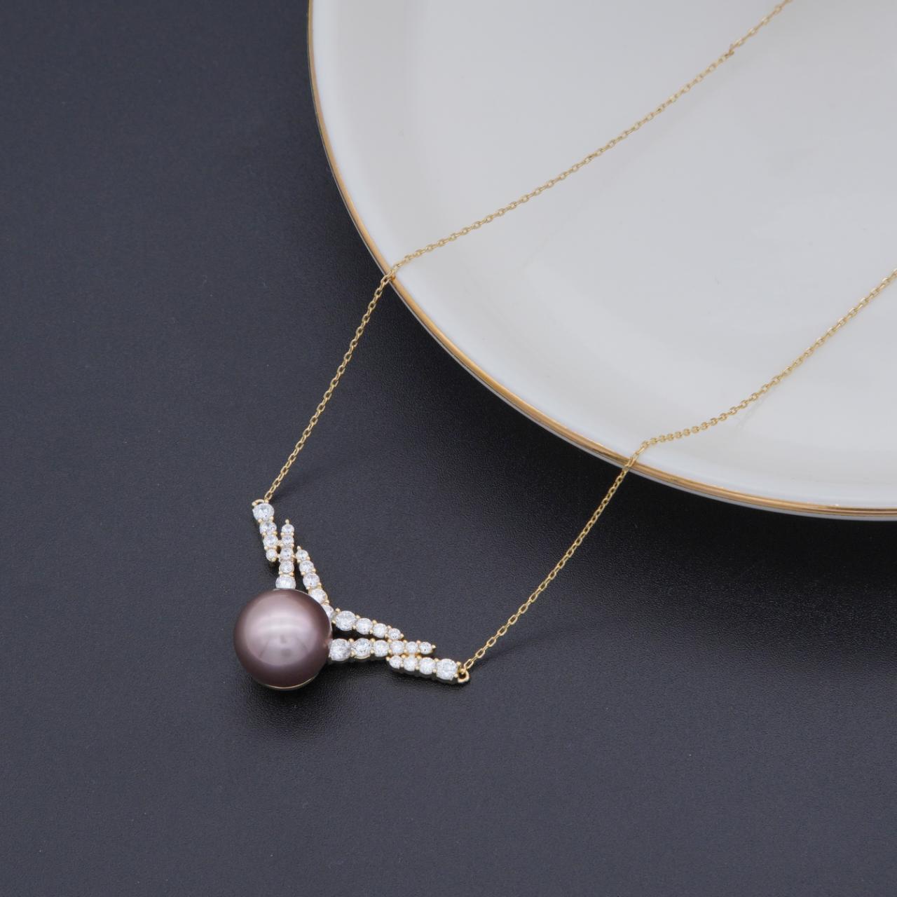 Number BW pearl bracelet earring necklace daily fashion accessory