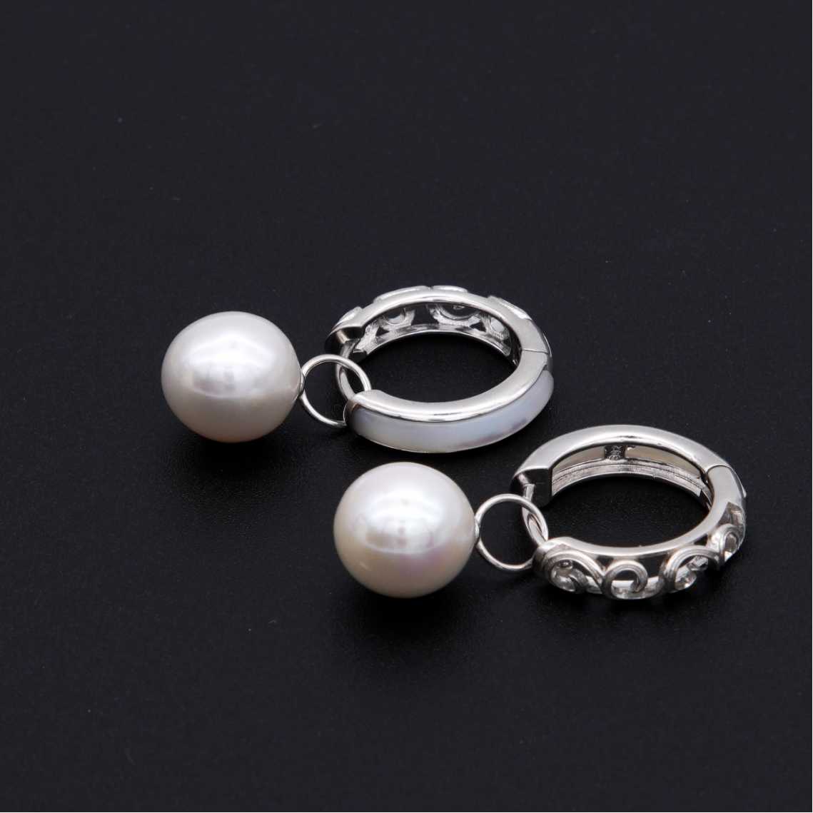 Number F freshwatepearls design S925