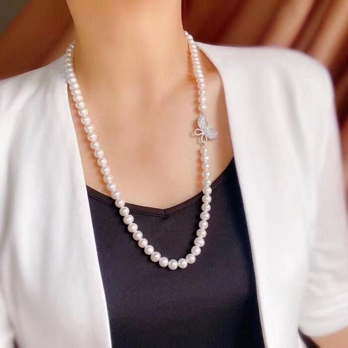Number AA sweater pearl necklace Daily（according to your budget ）