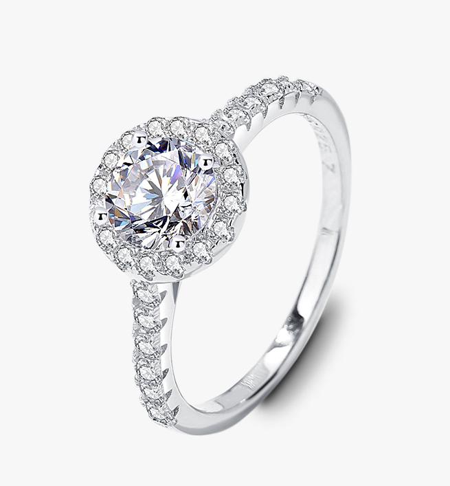 [Timeless]Number BG Moissanite Rings For Women Engagement Rings(01-72)