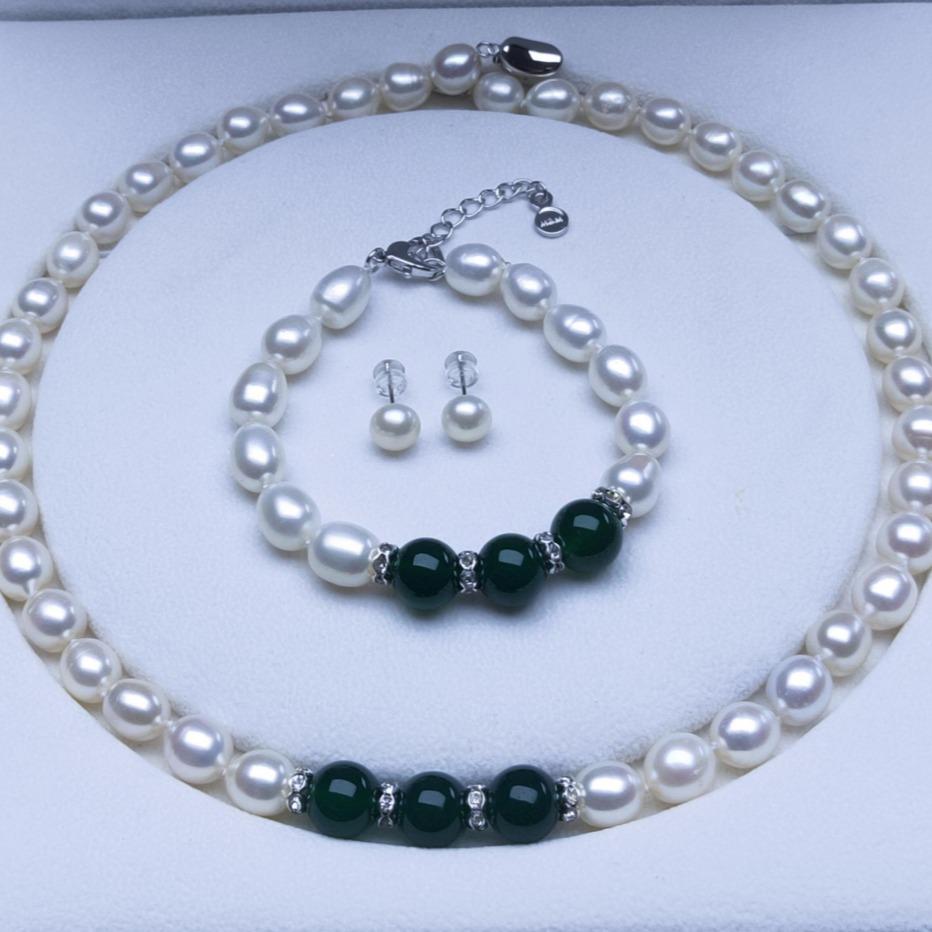Pearl set Engagement Daily Wedding Auspicious
