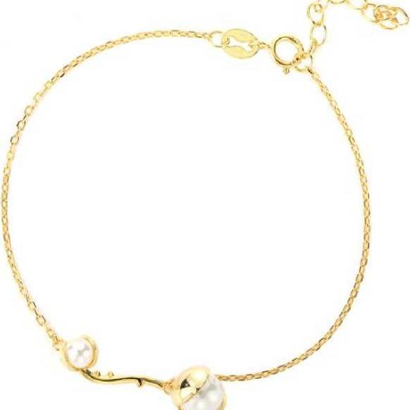 Number BS s925 pearl earring necklace Fashion Daily Birthday