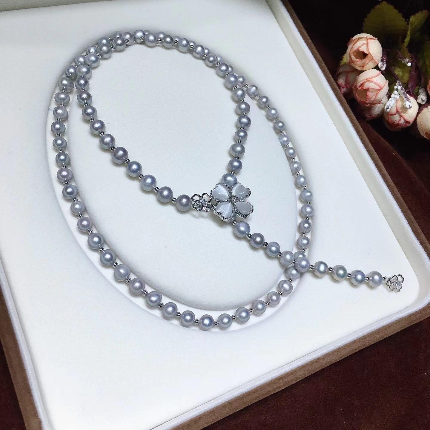 Number AA sweater pearl necklace Daily（according to your budget ）