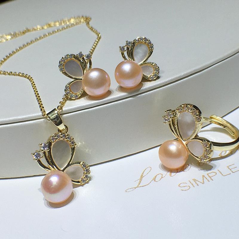 Pearl set Engagement Daily Wedding Auspicious