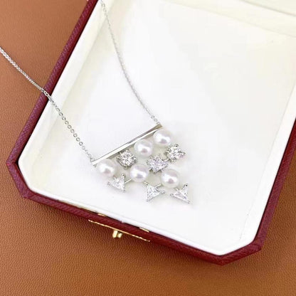 Number AY Pearl necklace Daily anniversary festival（314-374）